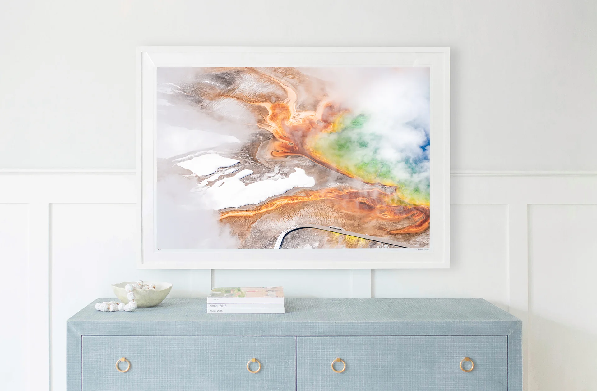 Grand Prismatic Spring Winter Fog, Yellowstone National Park - Image 4