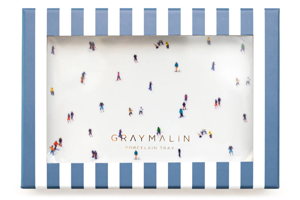 The Skiers Porcelain Tray - Image 4